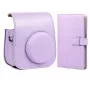 LOVEINSTANT 2-in-1 case set voor Fuji Instax Mini 11 + album lila