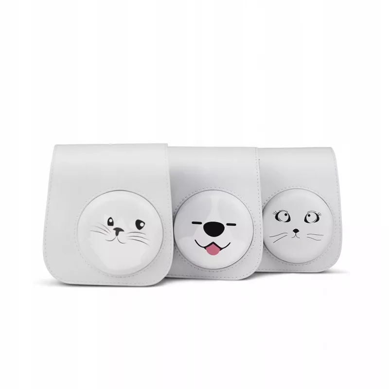 LOVEINSTANT case cover hoes voor Fujifilm Instax Mini 11 - Dog Design grijs