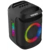Tonsil Party Dance 800 draagbare Bluetooth-partyluidspreker met karaoke, disco-led, 80 W RMS, 2x8 inch woofers, zwart