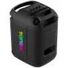 Tonsil Party Dance 800 draagbare Bluetooth-partyluidspreker met karaoke, disco-led, 80 W RMS, 2x8 inch woofers, zwart