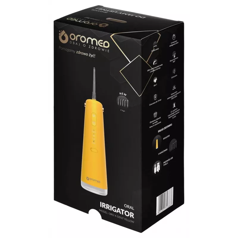 Oromed Oro-X-Dent sonische tandenborstel geel