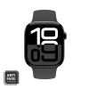 Crong Liquid Silicone Watch Strap voor Apple Watch 44/45/46/49 mm - grafiet
