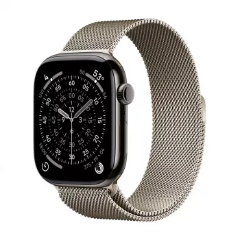 Crong Milano Steel – RVS bandje voor Apple Watch 44/45/46/49 mm (champagne)