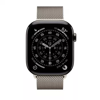 Crong Milano Steel – RVS bandje voor Apple Watch 44/45/46/49 mm (champagne)