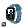 Crong Liquid Silicone Watch Strap voor Apple Watch 38/40/41/42 mm - marineblauw