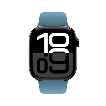 Crong Liquid Silicone Watch Strap voor Apple Watch 38/40/41/42 mm - marineblauw