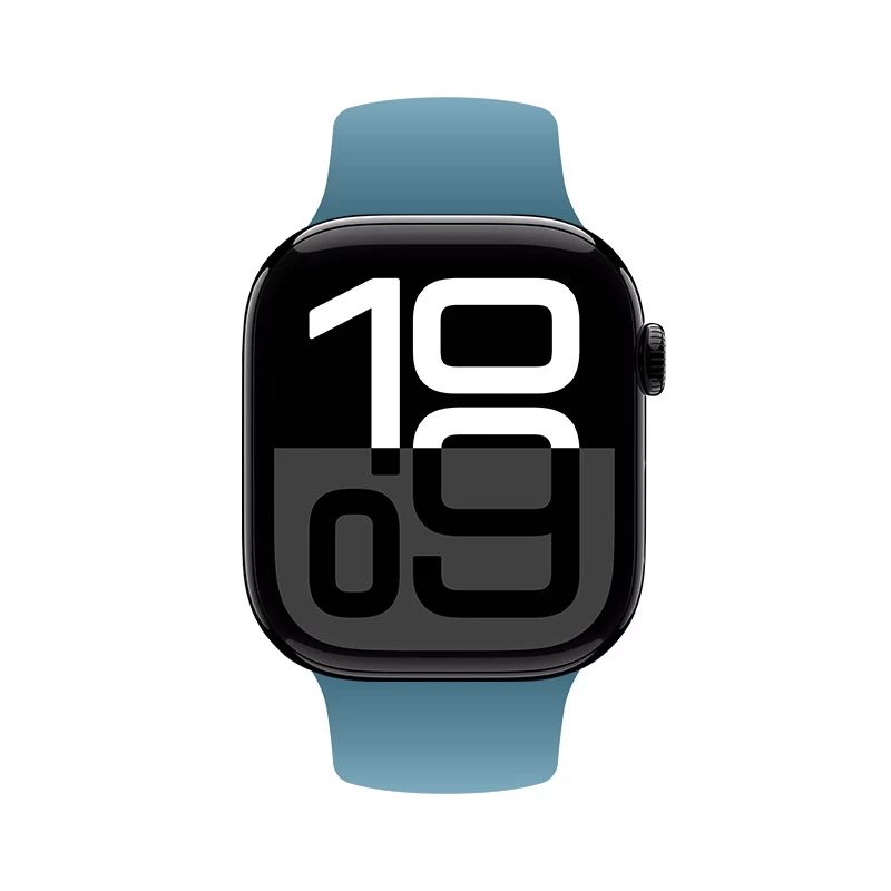 Crong Liquid Silicone Watch Strap voor Apple Watch 38/40/41/42 mm - marineblauw