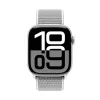Crong Nylon Sport Loop voor Apple Watch 38/40/41/42 mm (zilvergrijs)