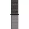 Crong Nylon Sport Loop voor Apple Watch 44/45/46/49 mm (Night Grey)