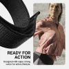 Crong Nylon Sport Loop voor Apple Watch 44/45/46/49 mm (Night Grey)