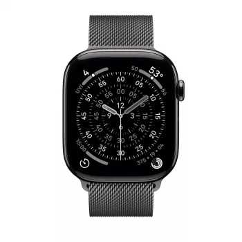 Crong Milano Steel - RVS band voor Apple Watch 38/40/41/42 mm (Grafiet)