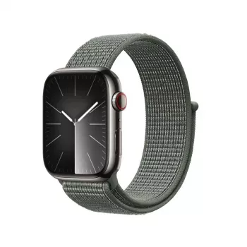 Crong Nylon Sport Band voor Apple Watch 38/40/41/42 mm (Military Green)