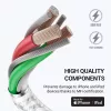 Crong Armor Link USB-C naar Lightning Fast Charging MFi-kabel 150cm wit