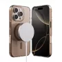 Crong Clear MAG Pro Case voor iPhone 16 Pro MagSafe (woestijn)