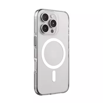 Crong Clear MAG Pro Case voor iPhone 16 Pro Max met MagSafe (transparant)
