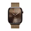 Crong Milano Steel RVS mesh-band voor Apple Watch 44/45/46/49 mm - roségoud