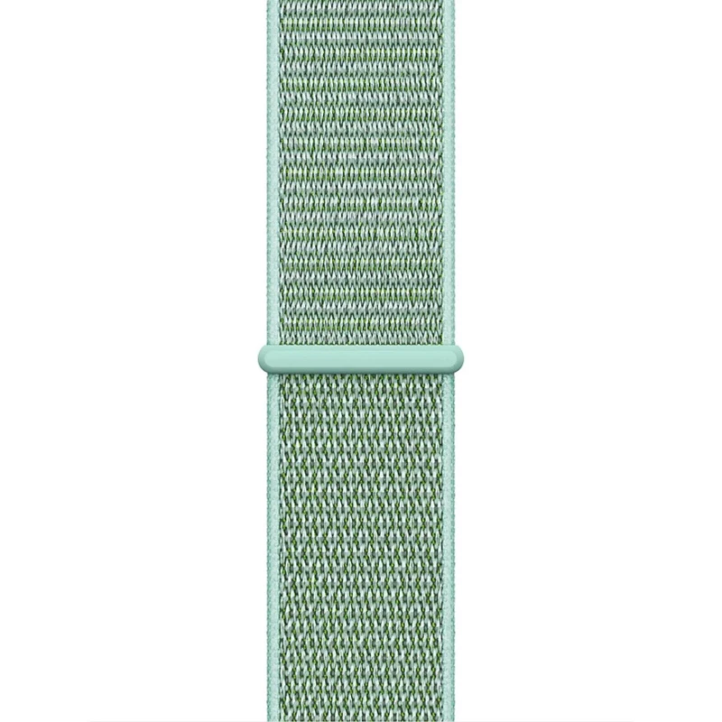 Crong Nylon Sport Loop voor Apple Watch 38/40/41/42 mm groen