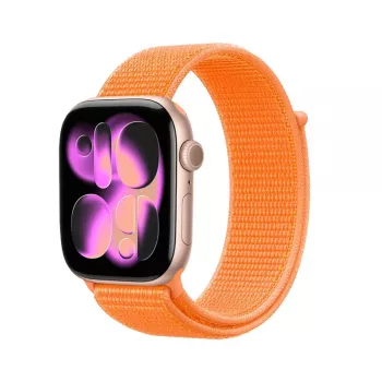 Crong Nylon Sport Loop voor Apple Watch 38/40/41/42 mm oranje