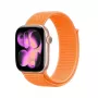 Crong Nylon Sport Loop voor Apple Watch 38/40/41/42 mm oranje