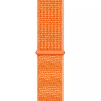 Crong Nylon Sport Loop voor Apple Watch 38/40/41/42 mm oranje