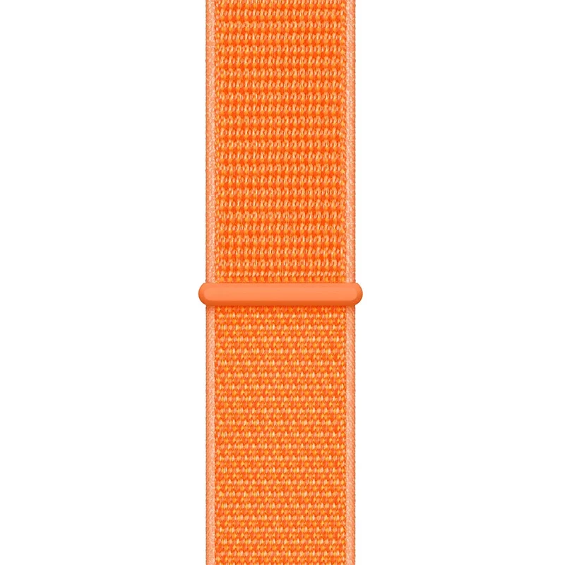 Crong Nylon Sport Loop voor Apple Watch 38/40/41/42 mm oranje
