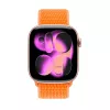 Crong Nylon Sport Loop voor Apple Watch 38/40/41/42 mm oranje