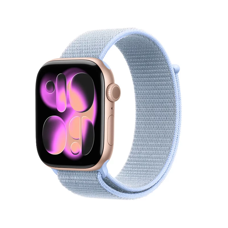 Crong Nylon band voor Apple Watch 38/40/41/42 mm blauw