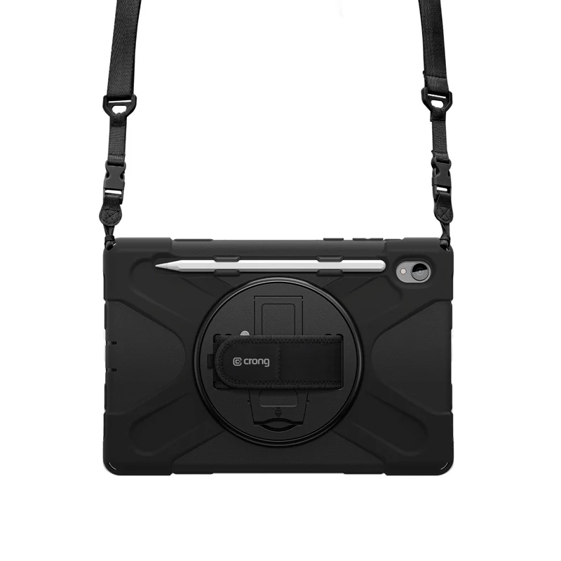 Crong Defender Plus hoes voor Samsung Galaxy Tab S11 11 inch - zwart