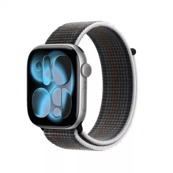 Crong Nylon Sport Loop voor Apple Watch 38/40/41/42 mm (Midnight Run)