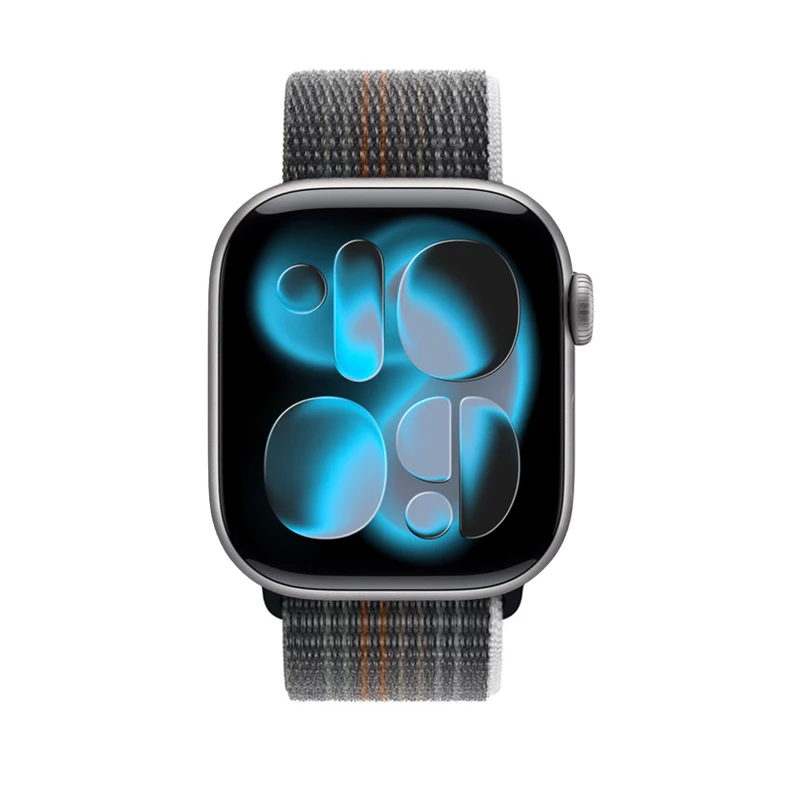 Crong Nylon Sport Loop voor Apple Watch 38/40/41/42 mm (Midnight Run)