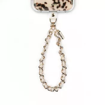 Crong Phone Charm Pearl Twist - elegant lanyard voor telefoonhoesjes