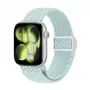 Crong Wave Band Braided Solo Loop voor Apple Watch 44/45/46/49 mm (mint)