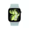 Crong Wave Band Braided Solo Loop voor Apple Watch 44/45/46/49 mm (mint)