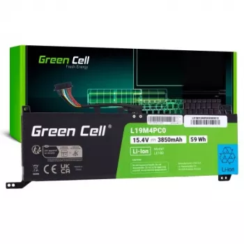 Green Cell L19M4PC0 accu voor Lenovo Legion 5/5P/7, 60Wh, 15,36V, 3900mAh, 4-cellen, Li-Ion, zwart