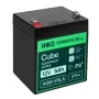 Greencell AGM VRLA 12V 5Ah batterij voor kassa, speelgoed, camera (91x70x102mm)