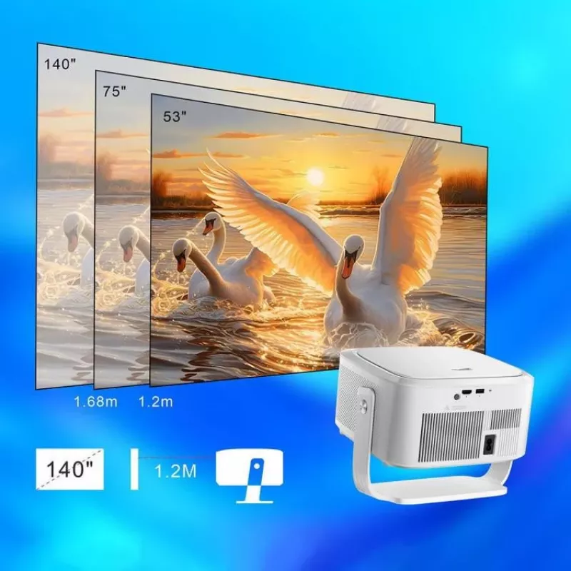 Zenwire PrimeView IMC460 Pro mini-projector draagbaar Android 14 WiFi