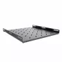 RACKTEL RL-P800S 1U 19 inch vaste rackplateau 800mm diepte 80kg draagvermogen zwart
