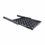 RACKTEL RL-P800W 1U 19-inch uitschuifbaar legbord voor 800 mm diepe kasten, 50 kg draagvermogen, zwart