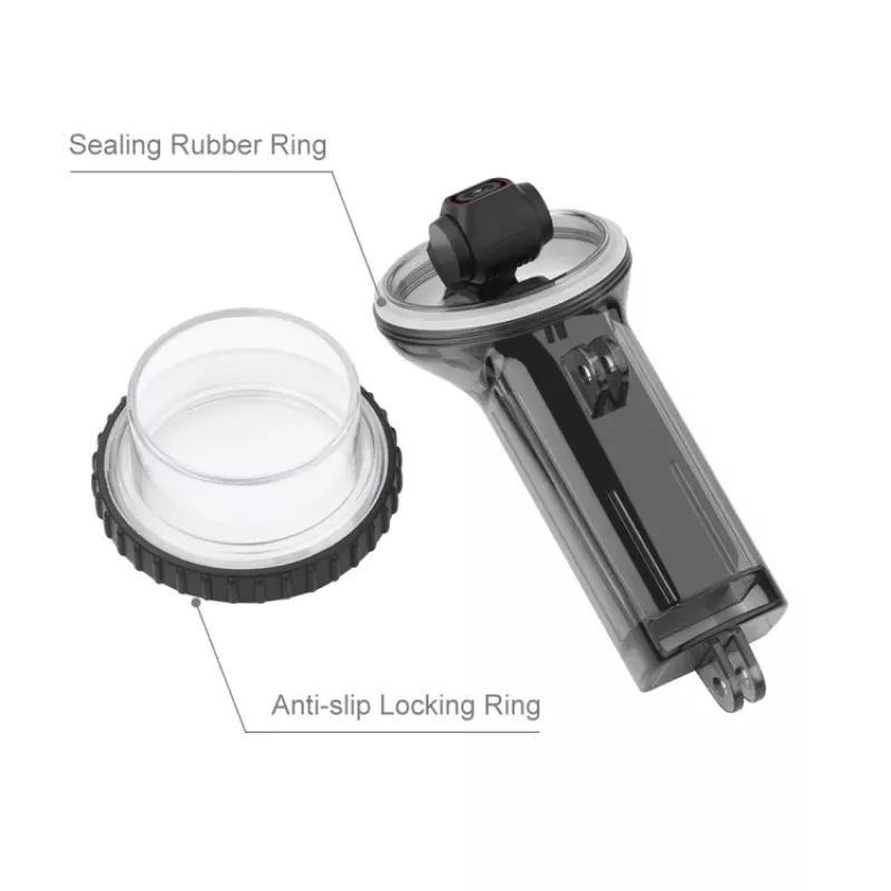 PULUZ waterdichte onderwaterbehuizing voor DJI Osmo Pocket 2 / PU570B
