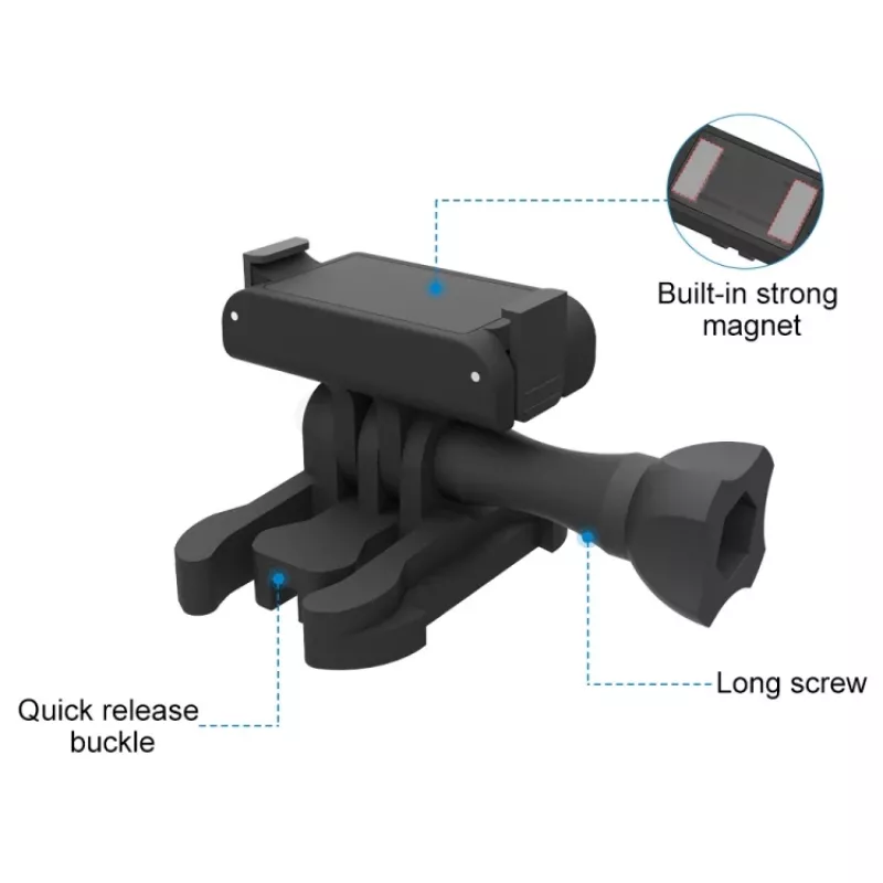 PULUZ PU576B magnetische houder voor DJI Action 2 en GoPro
