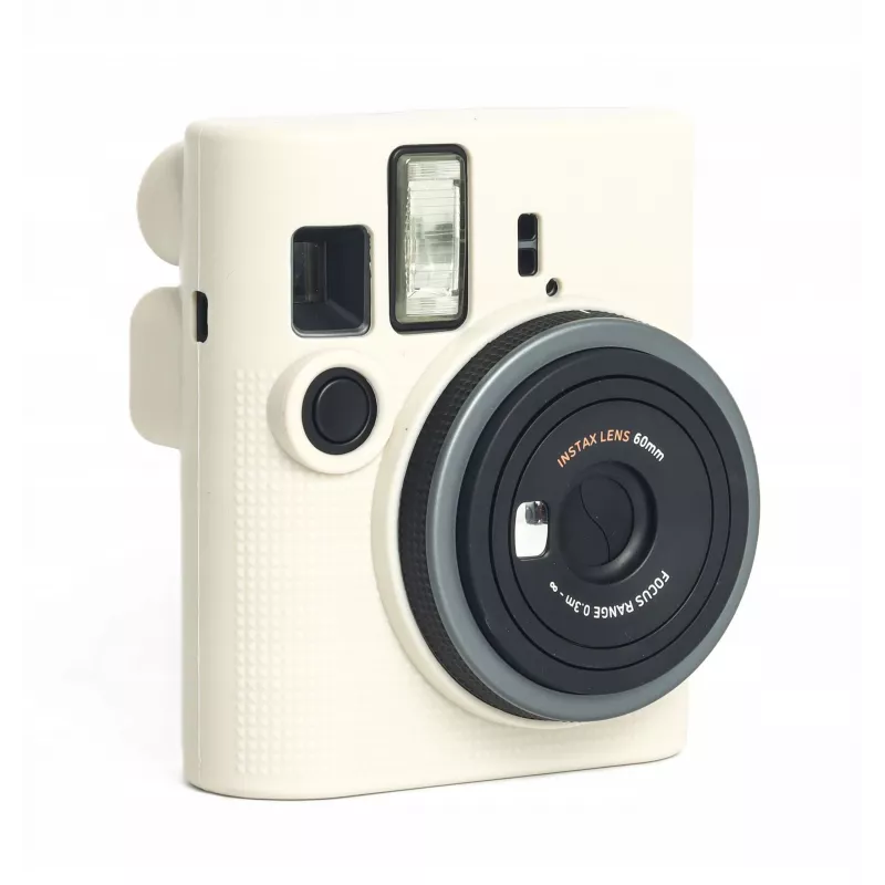 LOVEINSTANT siliconen beschermhoes voor Fujifilm Instax Mini 41 - wit/beige