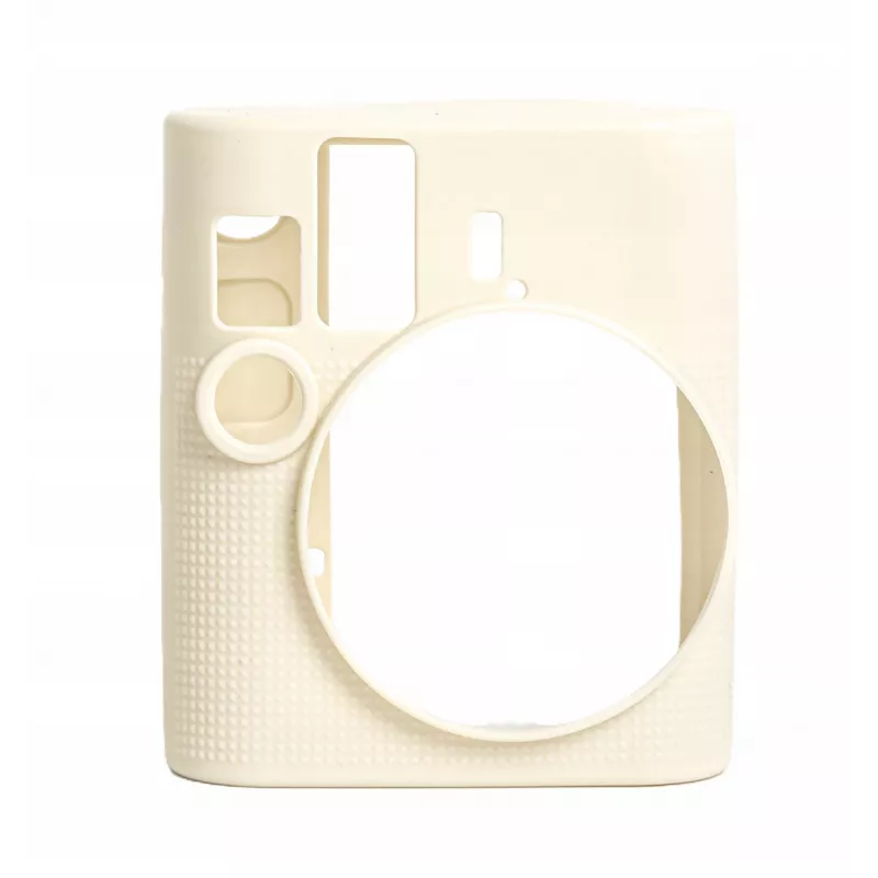 LOVEINSTANT siliconen beschermhoes voor Fujifilm Instax Mini 41 - wit/beige