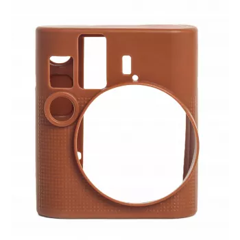 LOVEINSTANT siliconen beschermhoes voor Fujifilm Instax Mini 41 - bruin