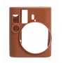 LOVEINSTANT siliconen beschermhoes voor Fujifilm Instax Mini 41 - bruin