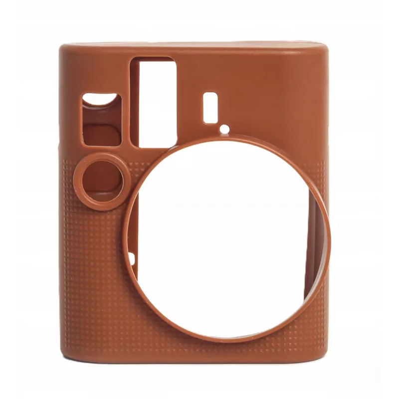 LOVEINSTANT siliconen beschermhoes voor Fujifilm Instax Mini 41 - bruin