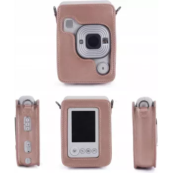 LOVEINSTANT beschermhoes voor Fujifilm Instax Mini LiPlay - glanzend roze
