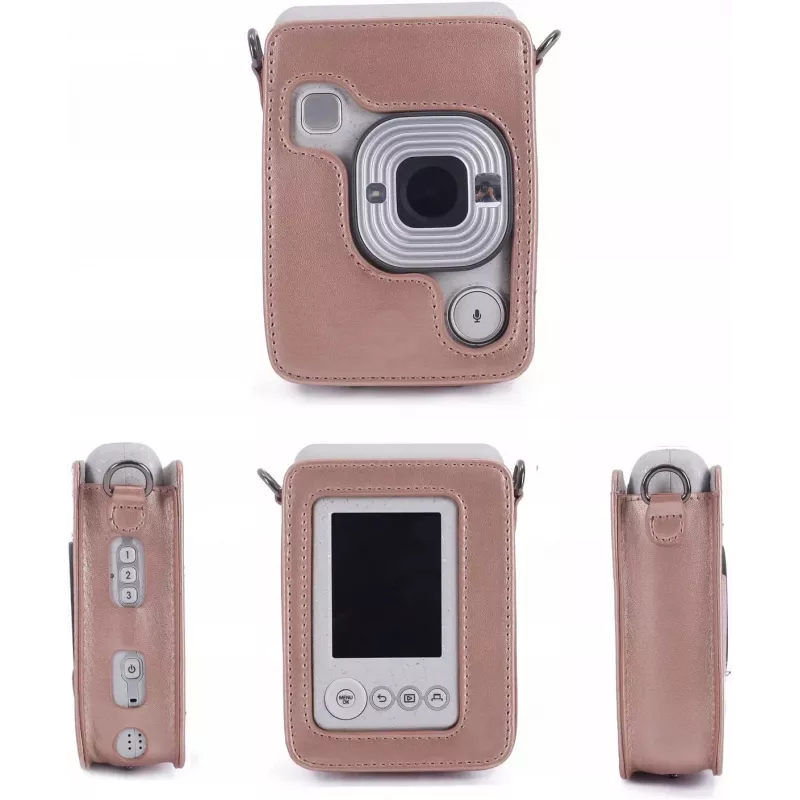 LOVEINSTANT beschermhoes voor Fujifilm Instax Mini LiPlay - glanzend roze