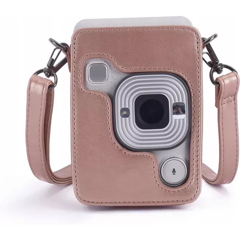 LOVEINSTANT beschermhoes voor Fujifilm Instax Mini LiPlay - glanzend roze