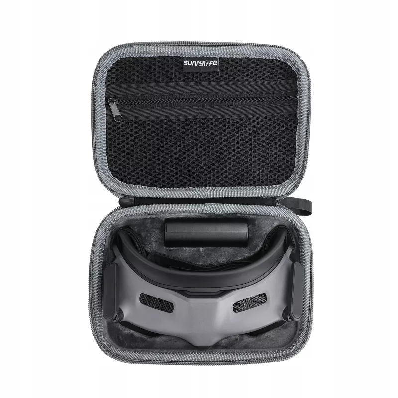 SUNNYLIFE beschermtas voor DJI Goggles 2 - grijs/zwart harde schaal EVA-schuim