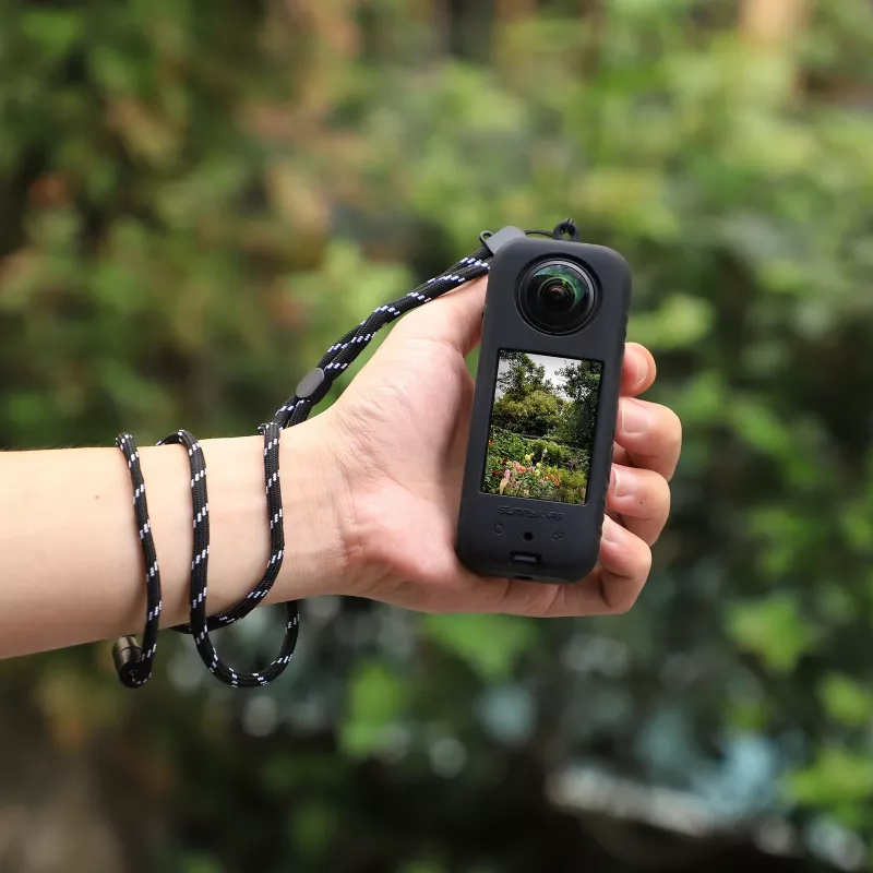 SUNNYLIFE siliconen beschermhoes voor Insta360 X3 - zwart